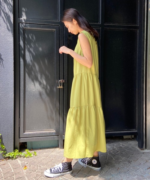 セール ワンピース アシメ ティアードワンピース ワンピース Azul Azul Encanto アズールエンカント のファッション