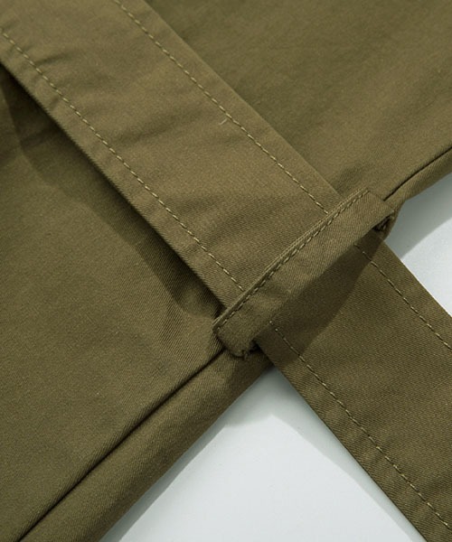Fano Studios(ファノ ストゥディオズ)の「【Fano Studios】Stand collar military dress FX21L152(シャツワンピース・レディース・カーキ・M/S/L)」の15枚目の写真