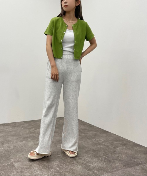 apres jour mignon（アプレジュールミニョン）の「ドットボタンショートトップス【ZOZOTOWN限定アイテム】（Tシャツ/カットソー・レディース・レッド/オフホワイト/グリーン/ナチュラル/ブラック・フリー）」の14枚目の写真