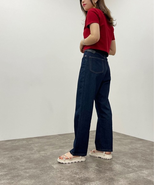 apres jour mignon（アプレジュールミニョン）の「ドットボタンショートトップス【ZOZOTOWN限定アイテム】（Tシャツ/カットソー・レディース・レッド/オフホワイト/グリーン/ナチュラル/ブラック・フリー）」の20枚目の写真