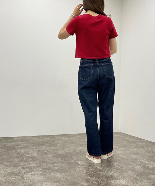 apres jour mignon（アプレジュールミニョン）の「ドットボタンショートトップス【ZOZOTOWN限定アイテム】（Tシャツ/カットソー・レディース・レッド/オフホワイト/グリーン/ナチュラル/ブラック・フリー）」の22枚目の写真