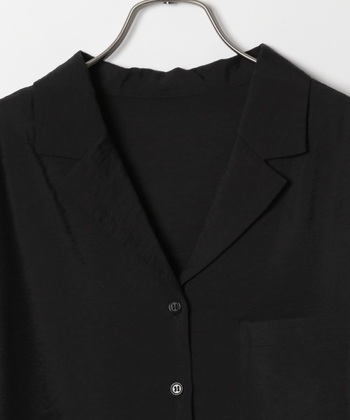 PAGEBOY（ページボーイ）の「ショートオープンカラーシャツ（シャツ/ブラウス・レディース・ブラック/パープル/オフホワイト/ブルー/イエロー系その他・FREE）」の17枚目の写真