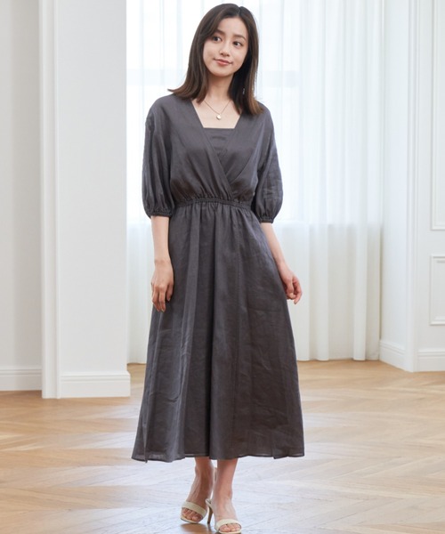 ANAYI（アナイ）の「ラミーローンカシュクール ワンピース（ワンピース