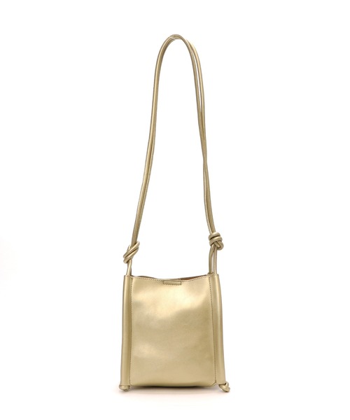 BASE（ベース）の「ショルダーバッグ ミニショルダー ミニバッグ（ショルダーバッグ・レディース・ゴールド/ライトグレー/キャメル/アイボリー/シルバー/ライトグリーン/ブラック/ベージュ/ライトイエロー・FREE）」の14枚目の写真