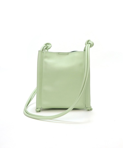 BASE（ベース）の「ショルダーバッグ ミニショルダー ミニバッグ（ショルダーバッグ・レディース・ゴールド/ライトグレー/キャメル/アイボリー/シルバー/ライトグリーン/ブラック/ベージュ/ライトイエロー・FREE）」の21枚目の写真