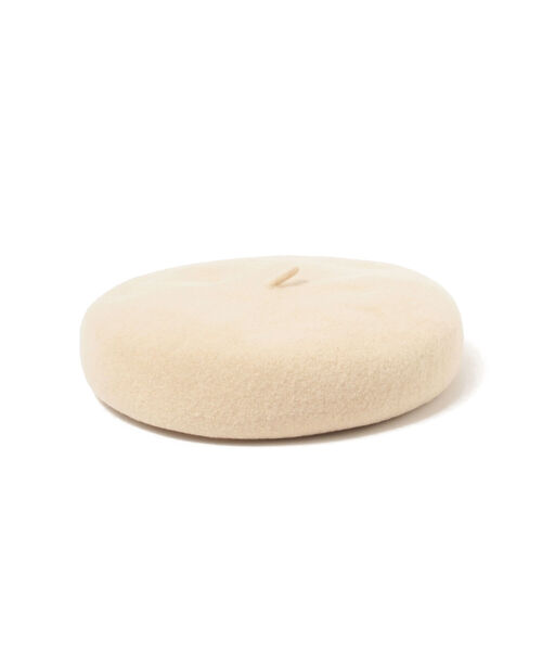 Ray BEAMS(レイビームス)の「Ray BEAMS / ウール ベレー帽(ハンチング/ベレー帽・レディース・ブラック/ベージュ/サックスブルー・ONE SIZE)」の8枚目の写真