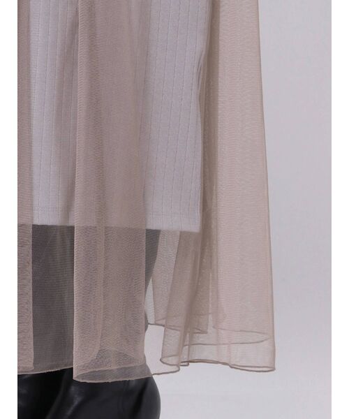 dazzlin（ダズリン）の「コルセットリブチュールキャミワンピース（ワンピース・レディース・ブラウン/グレー/オフホワイト・FREE）」の17枚目の写真