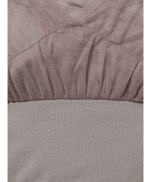 dazzlin（ダズリン）の「コルセットリブチュールキャミワンピース（ワンピース・レディース・ブラウン/グレー/オフホワイト・FREE）」の22枚目の写真