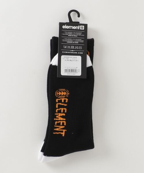 ELEMENT（エレメント）の「ELEMENT メンズ  GALAXY SOCKS ソックス  【2021年秋冬モデル】/エレメント靴下（ソックス/靴下・メンズ・ブラック/オフホワイト・FREE）」の3枚目の写真
