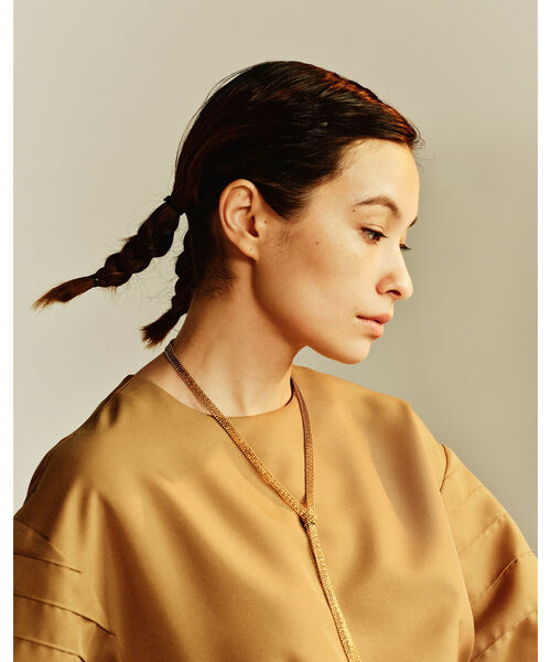 Ray BEAMS（レイビームス）の「RBS / メッシュチェーン タイ ネックレス（ネックレス・レディース・ゴールド・ONE SIZE）」の2枚目の写真