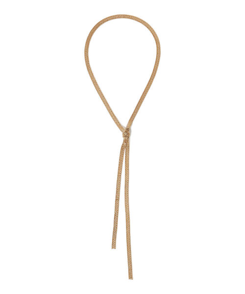 Ray BEAMS（レイビームス）の「RBS / メッシュチェーン タイ ネックレス（ネックレス・レディース・ゴールド・ONE SIZE）」の3枚目の写真