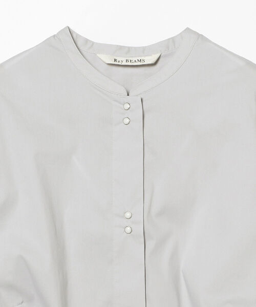 Ray BEAMS（レイビームス）の「Ray BEAMS / カーブスリーブ バンドカラー シャツ（シャツ/ブラウス・レディース・ホワイト/ライトグレー・ONE SIZE）」の22枚目の写真