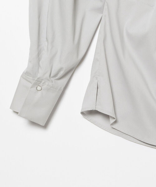 Ray BEAMS（レイビームス）の「Ray BEAMS / カーブスリーブ バンドカラー シャツ（シャツ/ブラウス・レディース・ホワイト/ライトグレー・ONE SIZE）」の21枚目の写真