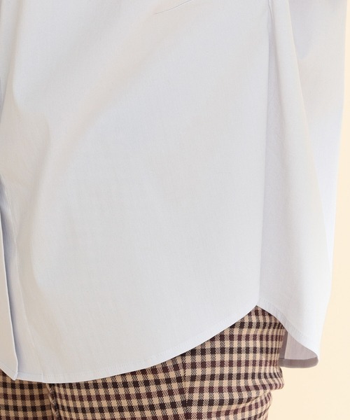 Ray BEAMS（レイビームス）の「Ray BEAMS / カーブスリーブ バンドカラー シャツ（シャツ/ブラウス・レディース・ホワイト/ライトグレー・ONE SIZE）」の17枚目の写真