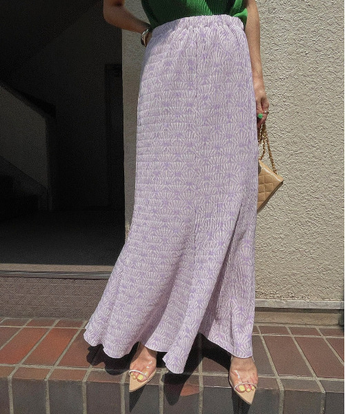 Ameri vintage FUDE ART SKIRT スカート 大人気のリバイバルアイテムFUDEアートドレス＆AVAチュール