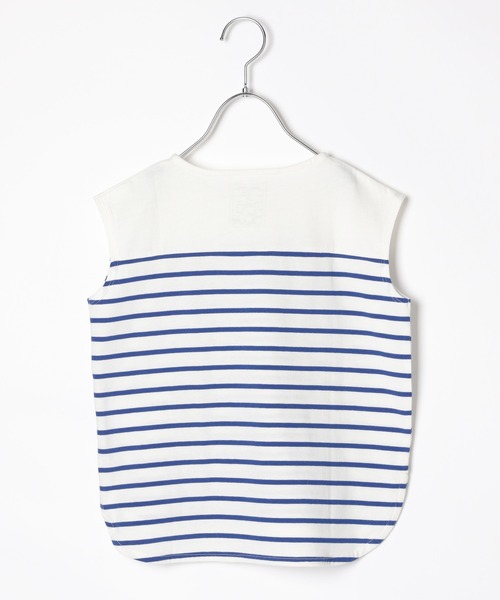 GLOBAL WORK（グローバルワーク）の「【キッズ】シャーベッＴＥＥボーダーノースリーブ/956889（Tシャツ/カットソー・キッズ・オフホワイト/スカイブルー/ブラック・110cm/140cm/150cm/160cm/130cm/100cm/120cm）」の19枚目の写真