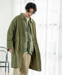coen | ミリタリーステンカラーコート(ステンカラーコート)