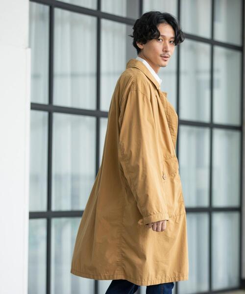 coen（コーエン）の「ミリタリーステンカラーコート（ステンカラーコート・メンズ・ベージュ/オリーブ・LARGE/SMALL/MEDIUM/X-LARGE）」の11枚目の写真