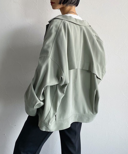 PAGEBOY(ページボーイ)の「スモーキーミリタリージャケット(ミリタリージャケット・レディース・ブラック/オリーブ/ブラウン系その他・FREE)」の12枚目の写真