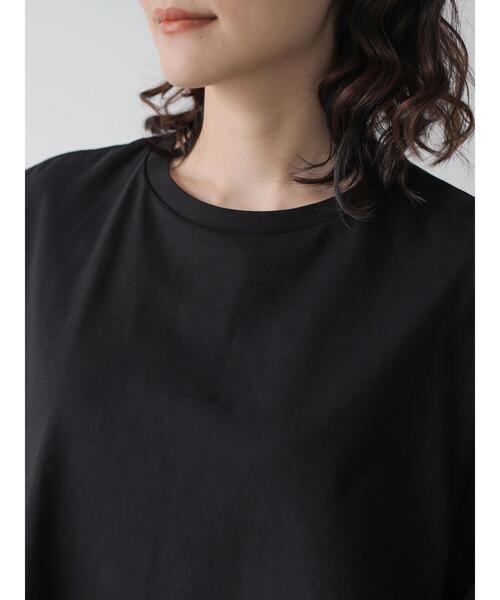 AMERICAN HOLIC（アメリカンホリック）の「レイヤードカットチュニック（Tシャツ/カットソー・レディース・ブラック/ブラウン・L/M）」の19枚目の写真