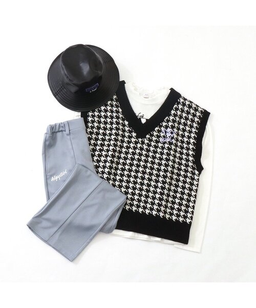 algy（アルジー）の「バケットハット（ハット・キッズ・ベージュ/ブラック/オフホワイト・MEDIUM/SMALL）」の13枚目の写真