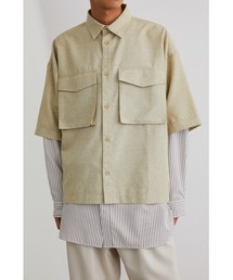 STYLEMIXER | ストライプサファリシャツセット(その他トップス)