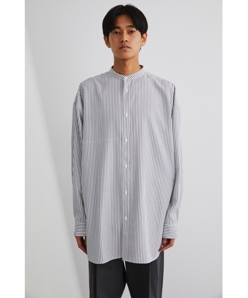 STYLEMIXER（スタイルミキサー）の「ストライプサファリシャツセット（その他トップス・メンズ・ベージュ/グレー・1/2/3）」の5枚目の写真