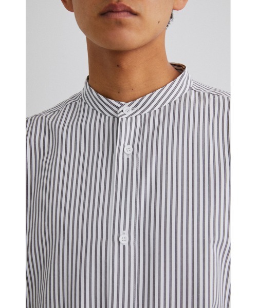 STYLEMIXER（スタイルミキサー）の「ストライプサファリシャツセット（その他トップス・メンズ・ベージュ/グレー・1/2/3）」の3枚目の写真