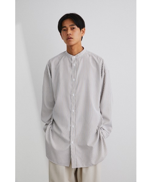 STYLEMIXER（スタイルミキサー）の「ストライプサファリシャツセット（その他トップス・メンズ・ベージュ/グレー・1/2/3）」の15枚目の写真