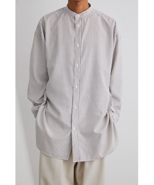 STYLEMIXER（スタイルミキサー）の「ストライプサファリシャツセット（その他トップス・メンズ・ベージュ/グレー・1/2/3）」の18枚目の写真