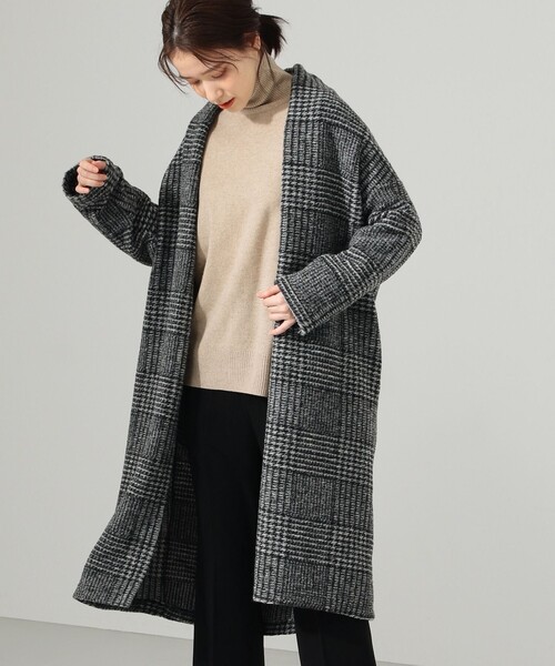 SHARE PARK（シェアパーク）の「〈MAPEL〉イタリアンエアリーロングカーデ（カーディガン/ボレロ・レディース・ライトグレー系3/ベージュ系4/ライトグレー系4/ベージュ系3・1）」の5枚目の写真