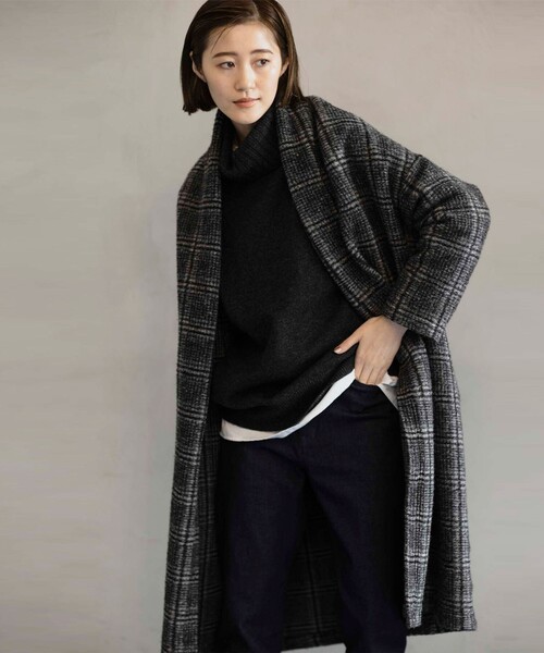 SHARE PARK（シェアパーク）の「〈MAPEL〉イタリアンエアリーロングカーデ（カーディガン/ボレロ・レディース・ライトグレー系3/ベージュ系4/ライトグレー系4/ベージュ系3・1）」の12枚目の写真