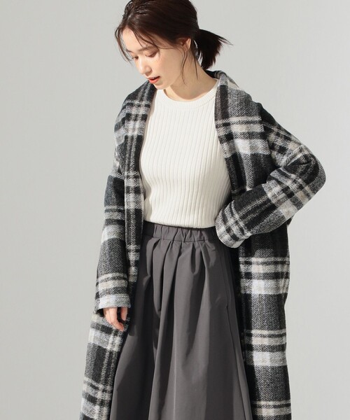 SHARE PARK（シェアパーク）の「〈MAPEL〉イタリアンエアリーロングカーデ（カーディガン/ボレロ・レディース・ライトグレー系3/ベージュ系4/ライトグレー系4/ベージュ系3・1）」の9枚目の写真