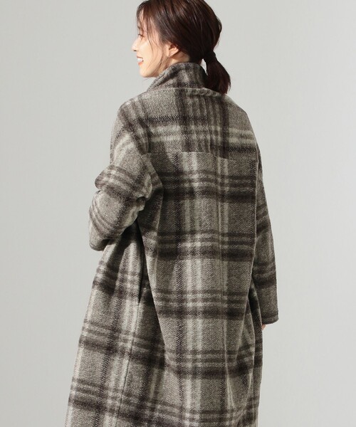 SHARE PARK（シェアパーク）の「〈MAPEL〉イタリアンエアリーロングカーデ（カーディガン/ボレロ・レディース・ライトグレー系3/ベージュ系4/ライトグレー系4/ベージュ系3・1）」の7枚目の写真