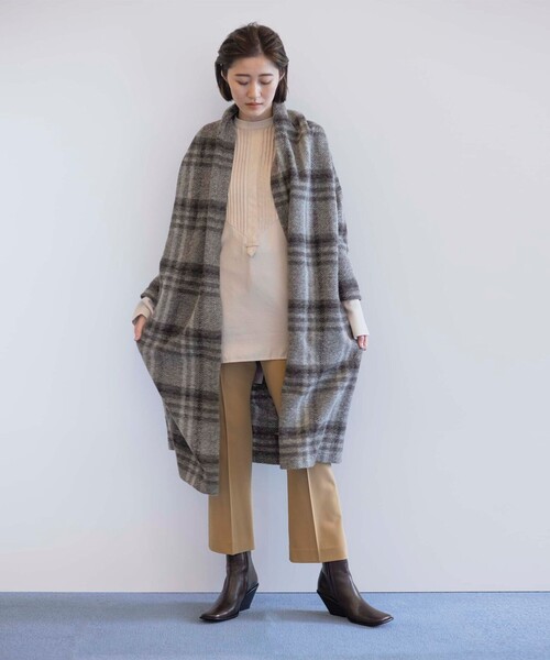 SHARE PARK（シェアパーク）の「〈MAPEL〉イタリアンエアリーロングカーデ（カーディガン/ボレロ・レディース・ライトグレー系3/ベージュ系4/ライトグレー系4/ベージュ系3・1）」の20枚目の写真