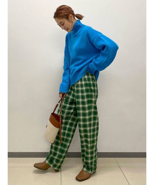 Ungrid(アングリッド)の「ハイネックボリュームカラーニット(ニット/セーター・レディース・ブラック/ブルー/グリーン系その他/ライトピンク・FREE)」の18枚目の写真