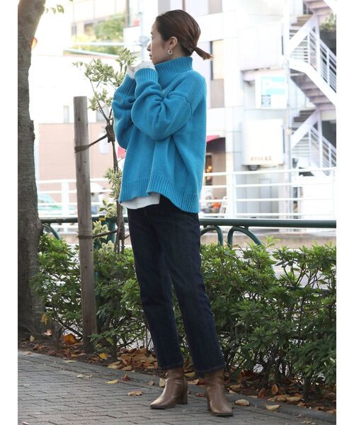 Ungrid(アングリッド)の「ハイネックボリュームカラーニット(ニット/セーター・レディース・ブラック/ブルー/グリーン系その他/ライトピンク・FREE)」の19枚目の写真