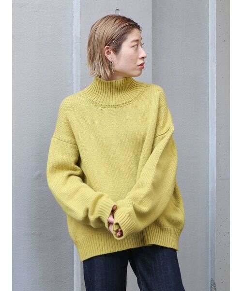 Ungrid(アングリッド)の「ハイネックボリュームカラーニット(ニット/セーター・レディース・ブラック/ブルー/グリーン系その他/ライトピンク・FREE)」の22枚目の写真