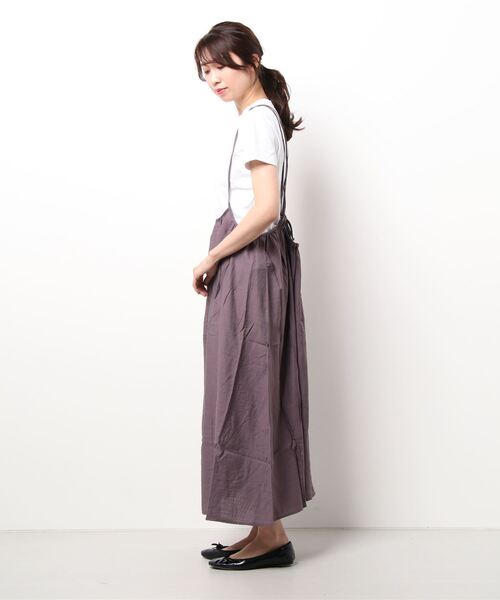 Samansa Mos2 blue(サマンサモスモスブルー)の「キャミソールワンピース(ワンピース・レディース・ブラック/グレー/カーキ・フリ-)」の4枚目の写真