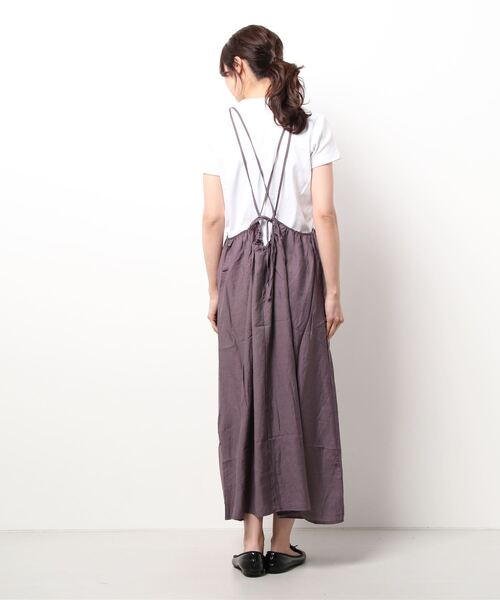 Samansa Mos2 blue(サマンサモスモスブルー)の「キャミソールワンピース(ワンピース・レディース・ブラック/グレー/カーキ・フリ-)」の5枚目の写真