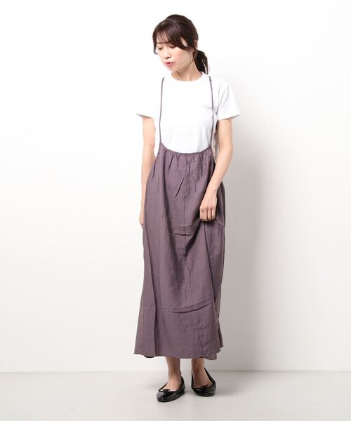 Samansa Mos2 blue(サマンサモスモスブルー)の「キャミソールワンピース(ワンピース・レディース・ブラック/グレー/カーキ・フリ-)」の8枚目の写真