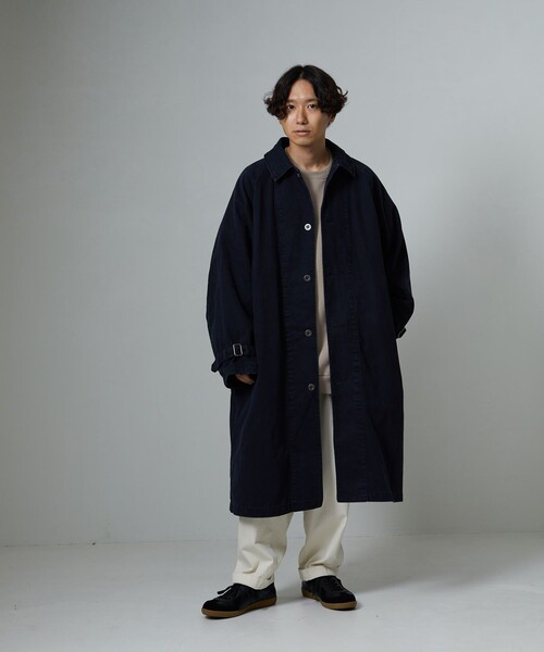 FREAK'S STORE(フリークスストア)の「FREAK'S STORE/フリークスストア モーターサイクルコート/FREAK'SSTORE/フリークスストア(ステンカラーコート・メンズ・ブラック/オリーブ・MEDIUM/LARGE)」の17枚目の写真