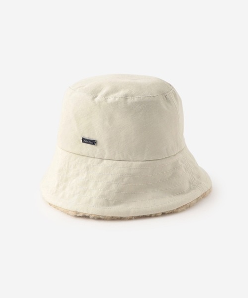 ORCIVAL（オーシバル）の「ORCIVAL | ウールボア リバーシブルバケットハット（ハット・レディース・ベージュ/チャコール・FREE）」の16枚目の写真