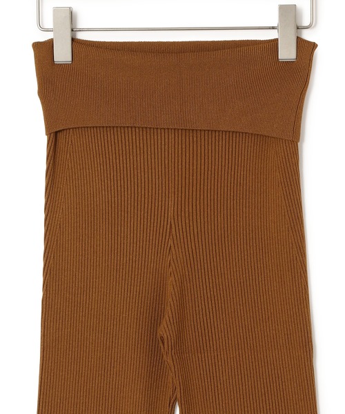 venit(ヴェニット)の「【VENIT】STRETCH RIB PANTS(その他パンツ・レディース・ブラック/ブラウン・38)」の9枚目の写真