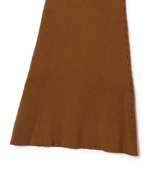 venit(ヴェニット)の「【VENIT】STRETCH RIB PANTS(その他パンツ・レディース・ブラック/ブラウン・38)」の8枚目の写真