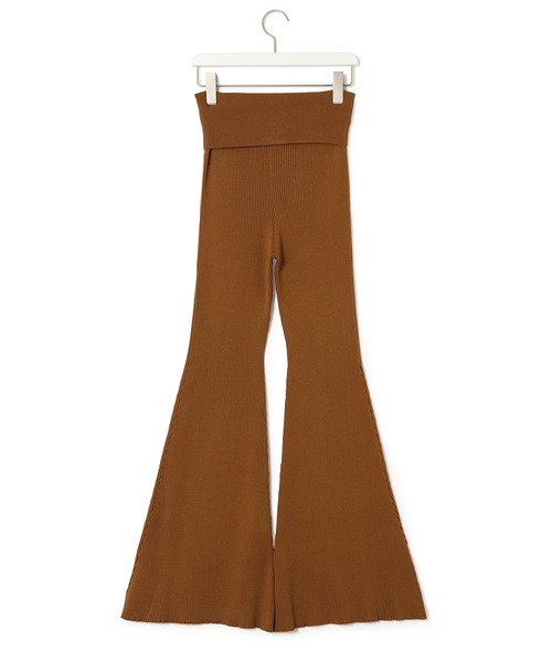 venit(ヴェニット)の「【VENIT】STRETCH RIB PANTS(その他パンツ・レディース・ブラック/ブラウン・38)」の5枚目の写真