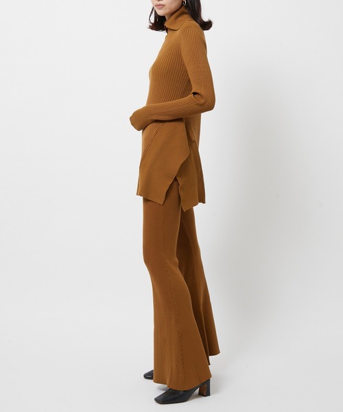 venit(ヴェニット)の「【VENIT】STRETCH RIB PANTS(その他パンツ・レディース・ブラック/ブラウン・38)」の11枚目の写真