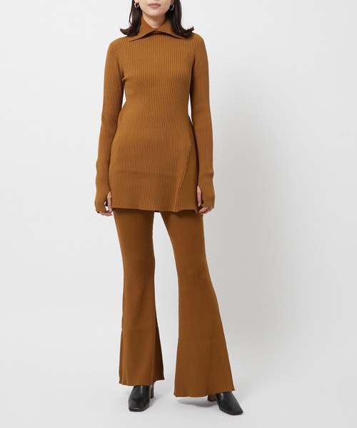 venit(ヴェニット)の「【VENIT】STRETCH RIB PANTS(その他パンツ・レディース・ブラック/ブラウン・38)」の13枚目の写真