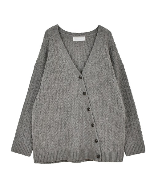 Plage - 新品　OUTERSUNSET   アウターサンセット　斜めボタンカーディガン OUTERSUNSET（アウターサンセット）の「斜め button cardigan