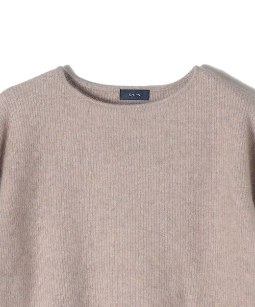SHIPS（シップス）の「〈手洗い可能〉ヘアリークルーネックプルオーバー◆（ニット/セーター・レディース・ベージュ/ブラック/ライラック/ブラウン/グレー・ONE SIZE）」の11枚目の写真